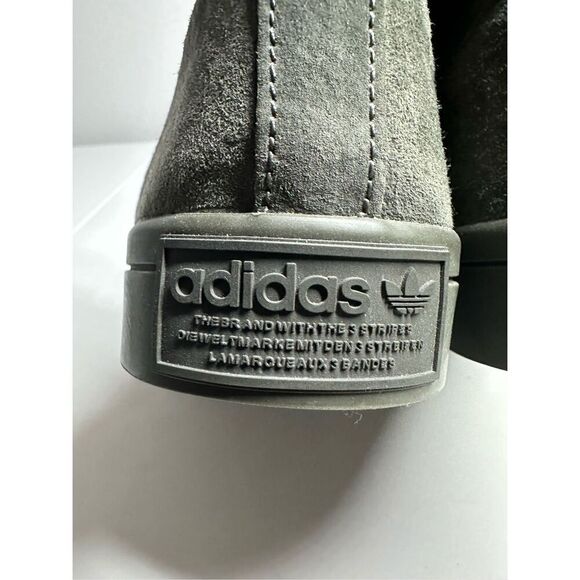Rare  Rare ADIDAS ORIGINALS High-Top Sneakers Courtvantage Mid Gray Men’s Sz 8,5 main image 9